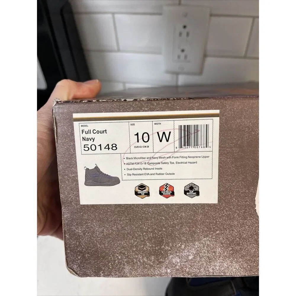 HOSS Full Court Navy - 50148 Men’s Size 10, Wide New with Box MSRP $100